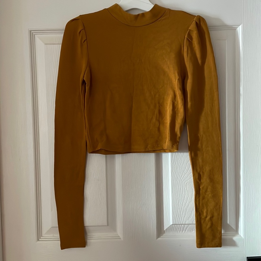 (Small) F21 Longsleeve Crop top